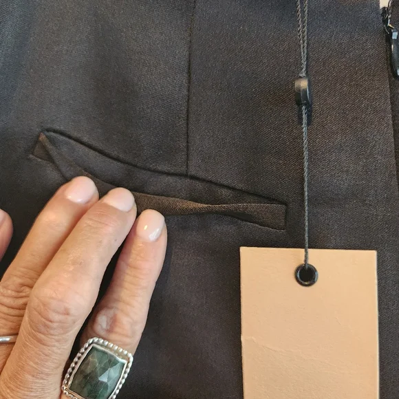 BEC+BRIDGE ANGELICA BODICE WIDE LEG BLACK PANTS HIGH WAIST NWT SIZE 2 - Picture 14 of 16